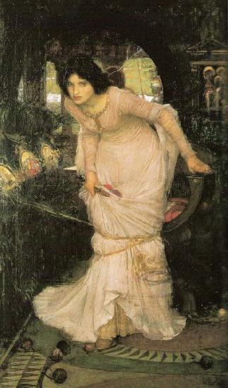 John William Waterhouse The Lady of Shalott Looking at Lancelot oil painting image